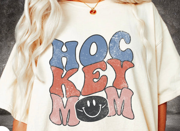 Retro Hockey Mom Shirt, Sweatshirt, Hockey Mom shirt, Hockey Mom Shirt