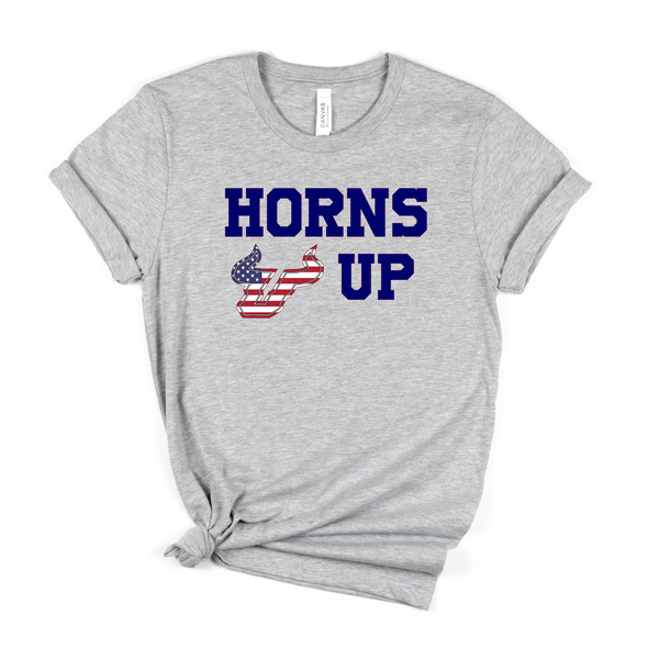 Horns Up Bulls Baseball Shirt, Baseball Shirt, Baseball Mom Shirt
