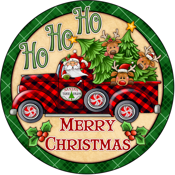 Gnome Christmas Holiday Sign, Wreath Sign Attachment, Rustic Sign, Farmhouse Decor