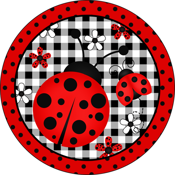 Ladybug Lady bug Ladybird Sign, Spring Sign, Door Hanger, Wreath Sign, Wreath Supplies