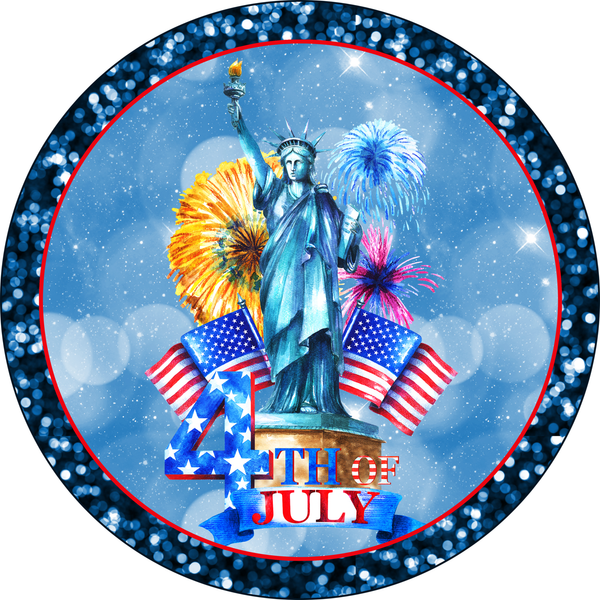 State of Liberty Patriotic Sign, Door Hanger, Wreath Sign, Tray Decor
