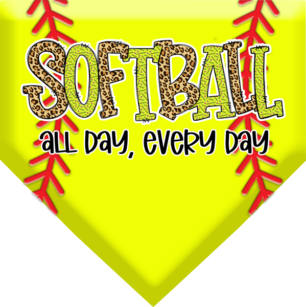 Softball Home Plate Baseball Sign, Summer Sign, Wreath Supplies, Wreath Attachment