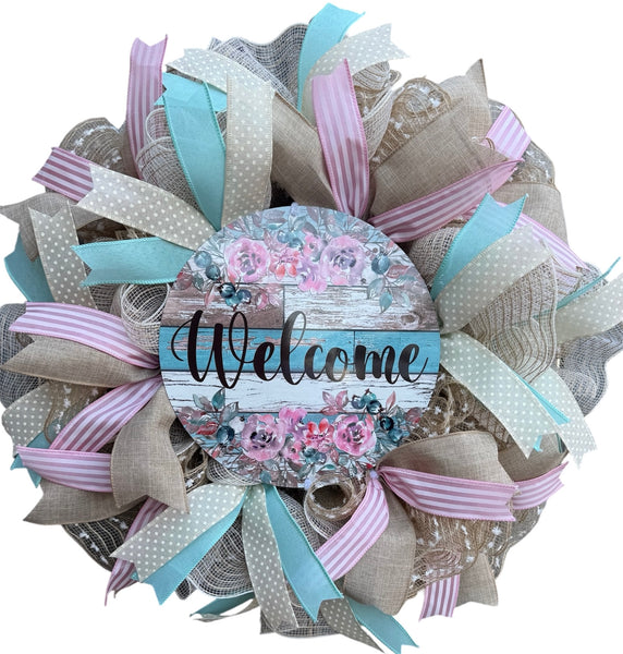 Rustic Welcome Wreath