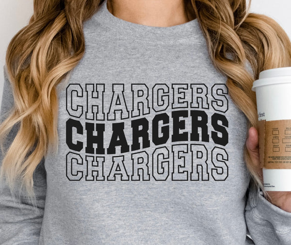 Chargers Hockey Shirt, Hockey Dad shirt, Hockey Mom Shirt