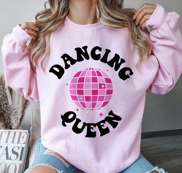 Dancing Queen Tee Shirt, Pink T Shirt, Woman Tee Shirt, Dancer shirt, Youth Shirt