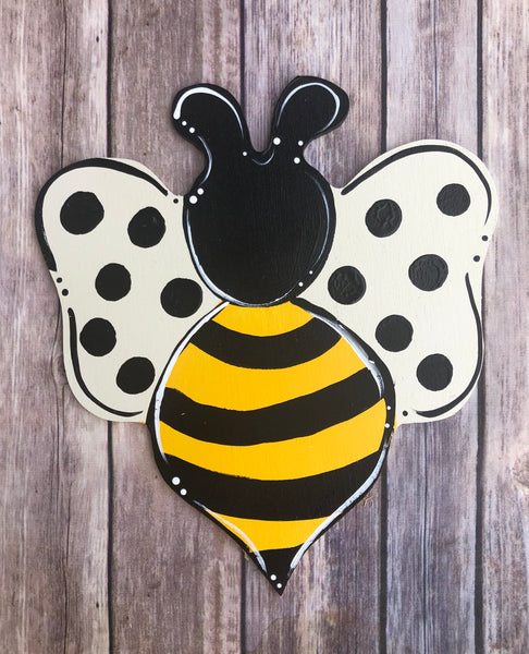 Bumble Bee | Wreath Sign Attachment | Spring Sign