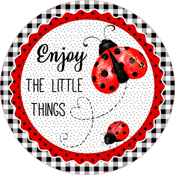 Ladybug Ladybug Ladybird Spring Sign, Door Hanger, Wreath Sign, Tray Decor