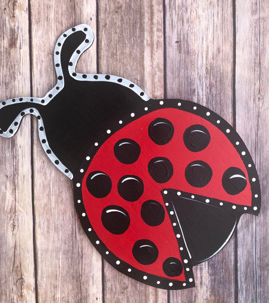Ladybug | Wreath Sign Attachment | Spring Sign