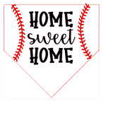 Home Sweet Home Plate Baseball Sign, Summer Sign, Wreath Supplies, Wreath Attachment