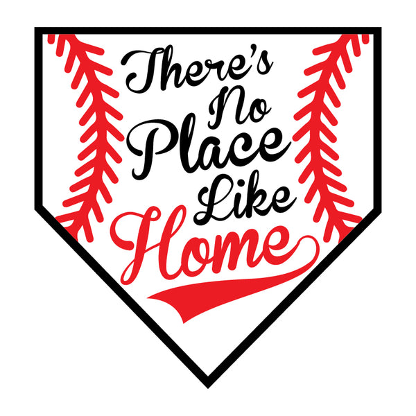 No Place Like Home Plate Baseball Sign, Summer Sign, Wreath Supplies, Wreath Attachment