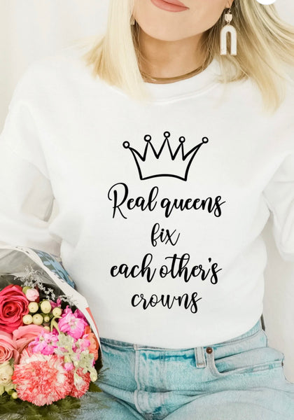 Real Queens Inspirational Tee Shirt, Unisex Tee Shirt, Girl Power Tee Shirt