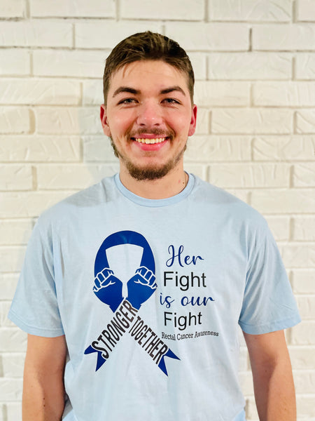 Show your support for Hazel - Rectal Cancer Awareness Unisex Tee Shirt